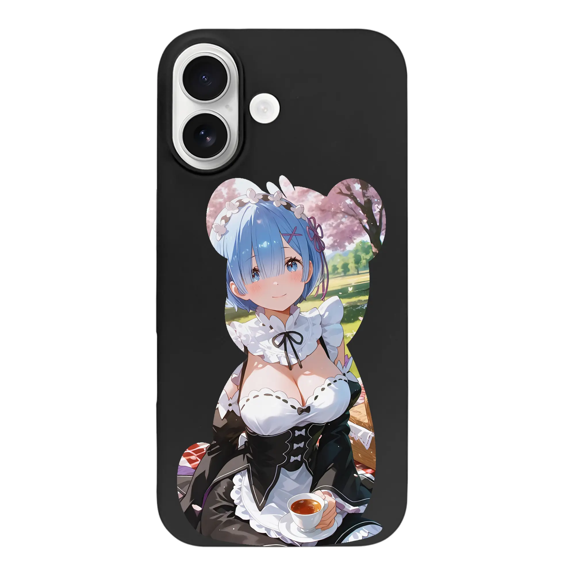 リゼロ グッズ レム - iPhone 17 シリーズ シリコンケース 薄型 耐衝撃 指紋防止 ソフトタッチカバー 精密フィット 傷防止 保護ケース iPhone 17/17 Air/17 Pro/17 Pro Max 対応